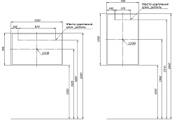Aquanet Мебель для ванной под стиральную машину Токио 130 R белая – фотография-20
